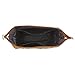 Makeup Bag/Travel Cosmetic Bags/Brush Pouch Toiletry Kit Fashion Women Jewelry Organizer with Zipper Portable Cube Flower Floral Purse (Brown)