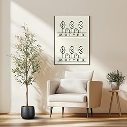 MCTYBB Artificial Fake Olive Tree 5FT Tall 1Pack