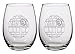 Star Wars Collectible Wine Glass Set (Death Star)16 oz