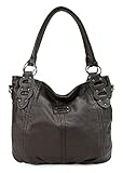 Scarleton Washed Hobo Bag H153321A - Coffee