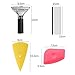 KingFurt 8in1 Vehicle Glass Protective Film Car Window Wrapping Tint Vinyl Installing Tool - Squeegees, Scrapers, Film Cutters
