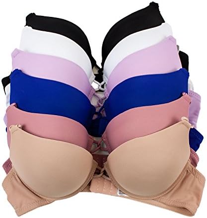 Ilys Barbra's 6 Pack Super 2 Sizes up Warm Tone Push up Bra (38C)