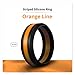 Knot Theory Silicone Wedding Ring Band for Men Women: Superior Non Bulky Rubber Rings - Premium Quality, Style, Comfort - Ideal Bands for Gym, Work, Hunting, Sports, and Travels