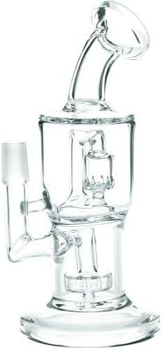 SCIENTIFIC TUBE 13-185 - WP SHOWERHEAD BARREL TRUMPET MOUTH 8" CLEAR MALE 14MM