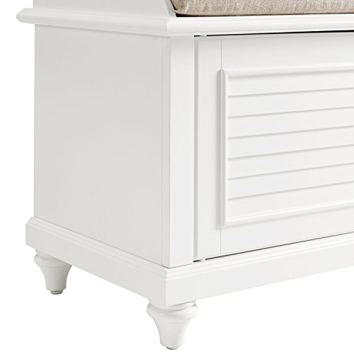 Crosley Furniture Palmetto Entryway Bench White Pricepulse