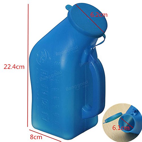 Tles - Travel Supplies - 1000ml Men Male Urinal Pee Bottle Portable Toilet Camping Travel Tent Convenience Pee Travel Portable Convenience Travelling - 1PCs