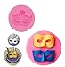 Mity Rain Mask Silicone Mold, 3D Mask Chocolate Fondant Molds for Cake Decorating Sugarcraft Candy Molds Polymer Clay Molds Cupcake Topper Decoration- Set of 2