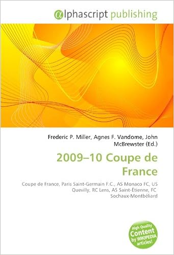 2009 10 Coupe De France Miller Frederic P Vandome Agnes F Mcbrewster John Amazon Com Au Books