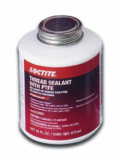 Loctite 1533652-12PK Thread Sealant Brush Top Cap with PTFE - 16 oz., (Pack of 12)