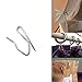 HYHP 100 Pieces Metal Curtain Hooks Curtain Clips Curtain Hooks for Drapes Pin-on Drapery Hooks for Curtains Stainless Steel Hooks (35mm in Length) for Curtains