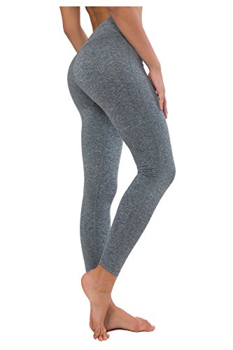 QUEENIEKE Women Yoga Leggings Workout Tights Running Pants Size M Color Space Dye Grey