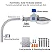 LEONLITE LED Area Light 75W Dusk to Dawn Street Light, Photocell Included, Commercial Lighting, Daylight 5000K, DLC & ETL Listed, Outdoor Security Light, Yard Light or Barn Light, Silver