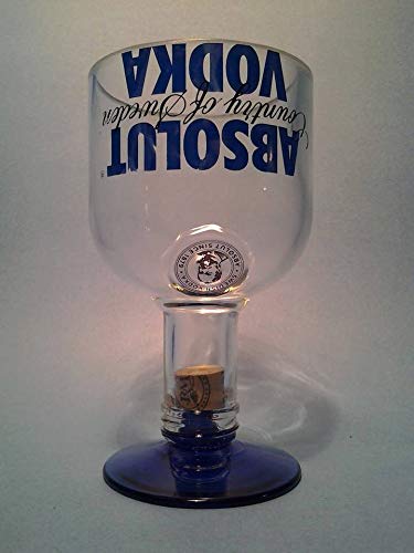 Absolut Vodka Stemmed Wine Glasses Unique Wine Glasses (Single Glass)