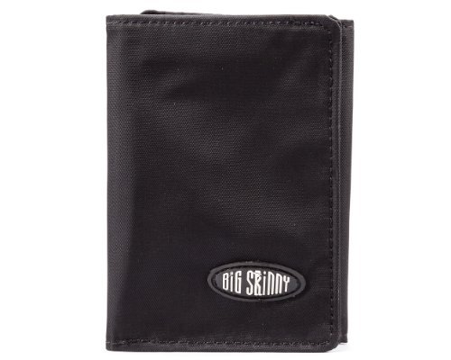 Big skinny men s tri-fold slim wallet, holds up to 25 c…