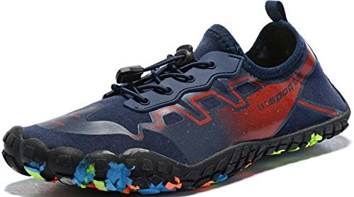 Ebu GoGo Mens Womens Water Shoes Quick Dry Barefoot for Swim Diving Surf Aqua Sports Pool Beach Walking Yoga
