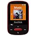 SanDisk Clip Sport 4GB MP3 Player, Red With LCD Screen and MicroSDHC Card Slot- SDMX24-004G-G46R