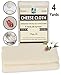Excellent Deals CheeseCloth (90 Grade, 36 Sq Feet) - 4 Yards Reusable 100% Unbleached Cotton Fabric- Premium Quality Cheese Cloth for Baking, Strainer, Cooking Food, Cheese, Nut Milk & Filtering