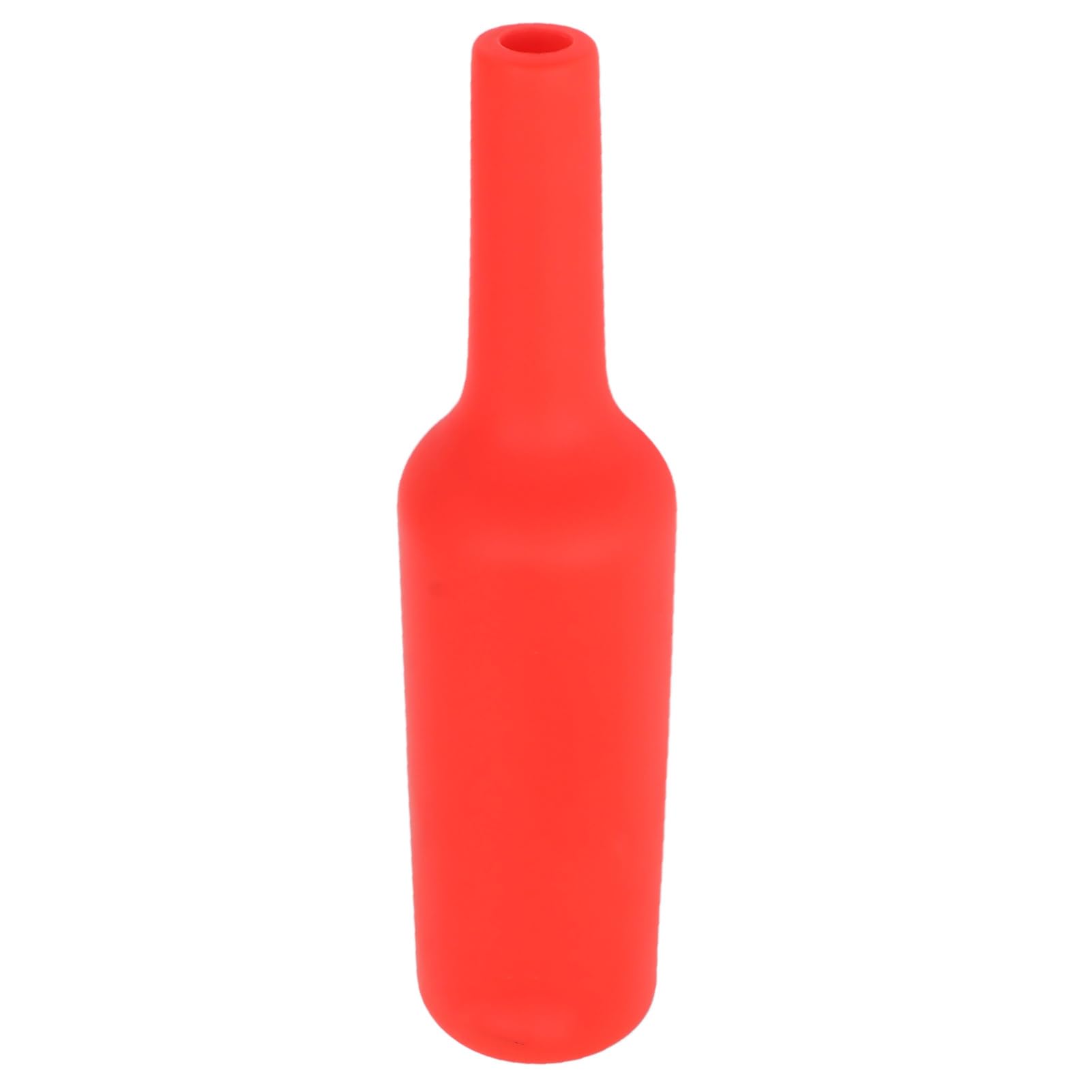 Syrisora Bartender Practice Bottle Silicone Shatterproof Falling Resistant Soft Bartending Performance Training Bottle (Red)
