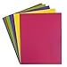JAM PAPER Plastic 2 Pocket POP Folders - Durable School Folders - Assorted Fashion Colors - 6/Pack