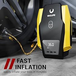 VacLife Tire Inflator Portable Air Compressor - Air