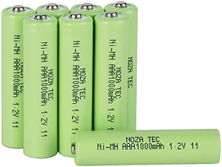 Noza Tec AAA 1000mAh Ni-MH Rechargeable Batteries Pre-Charged 1.2V NiMH Battery Pack (8)