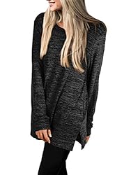 XIEERDUO Comfy Sweatshirts For Women Tunic Tops