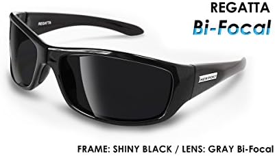 Newport Polarized Regatta Black BiFocal with Smoke Lens +1.50