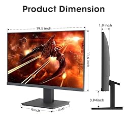 KOORUI Monitor 21.5 Inch Gaming Monitor FHD