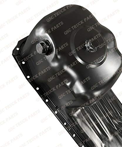 QSC Steel Oil Pan Front Sump For Freightliner International Peterbilt Volvo