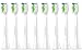 Guhiwuk Toothbrush Brush Heads Replacement for Philips Sonicare DiamondClean HX6064 Fits HealthyWhite, Plaque Control, Gum Health, HydroClean, PowerUp Electric Toothbrush Handle,8 Pack