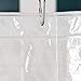 LiBa PEVA Lightweight Shower Curtain Liner Set (Pack of 2) - Mildew Resistant, No Chemical Smell - 72 x 72 Clear Plastic