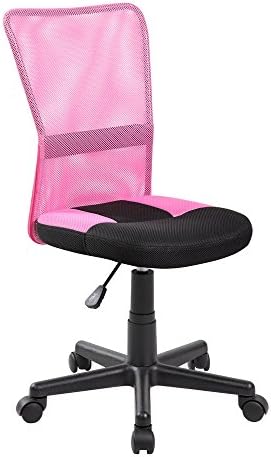 EuroStile Adjustable Ergonomic Mesh Swivel Office Computer Chair 8077 Pink