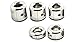 TheChainGang Donut Ball Stretcher Weight, Two Piece Surgical Steel Ball Stretchers Weights