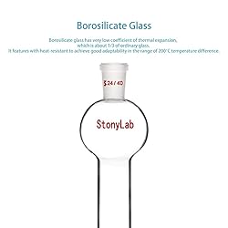 StonyLab Borosilicate Glass Chromatography Column