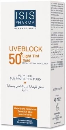 ISIS PHARMA UVEBLOCK SPF 50+ TINT LIGHT FLUID CREAM 40ml Skin Treatment