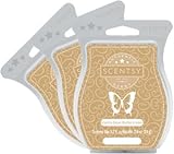 Scentsy, Vanilla Bean Buttercream, Wickless Candle Tart Warmer Wax 3.2 Oz Bar, 3-pack (3)