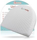 Universal Bassinet Wedge for Baby Reflux | Baby Wedge | Infant Sleep Positioner with Removal Waterproof Cotton Cover | Memory Foam Crib Wedge for Reflux | Baby Wedge Sleeper Pillow