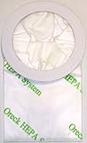Oreck Commercial 151803 Premier HEPA Backpack Vacuum Bag, 10 qt Capacity (Pack of 6 Bags)