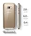 Spigen Neo Hybrid Crystal Galaxy S8 Case with Clear Hard Casing and Reinforced Hard Bumper Frame for Samsung Galaxy S8 (2017) - Maple Gold