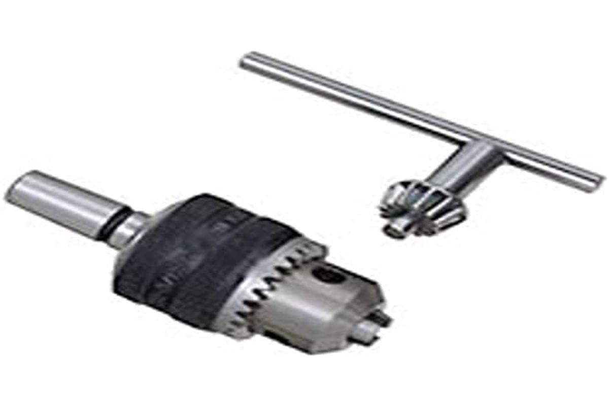 PROXXON Drill Chuck, 10mm, Metal, Compatible with Drilling Machine, Includes Chuck Key