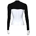 Edal Hayaa Fashion One Piece Sleeves Arm Cover Shrug Bolero Hijab Muslim Black