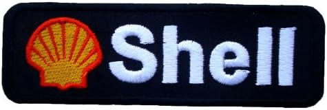 Shell Oils gas stations energy Clothing Black Label GS02 Patches