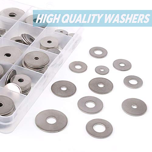 3 Glarks+175Pcs+Stainless+Washers+Assortment