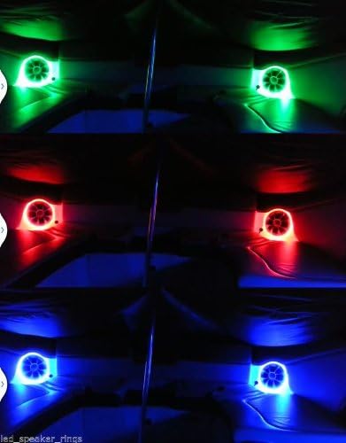 Rockford Fosgate M262 M262B LED Speaker Rings (RGB)