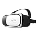 HooToo VR Headset 3D Glasses Virtual Reality Box for iPhone, Samsung, Moto, LG, Nexus, HTC - Black/White