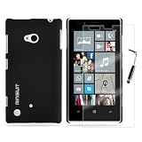 MiniSuit Starter Kit for Nokia Lumia 720 - Slim Rubberized Case, Screen Protector, Stylus