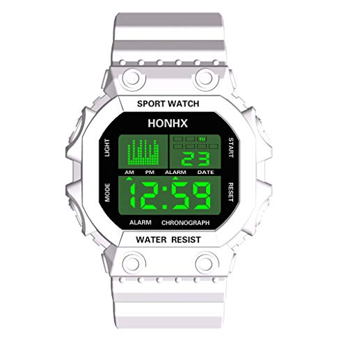 YEZIJIN Multi Function Alarm Clock Calendar Waterproof Sports Fashion Electronic Watch Under 10