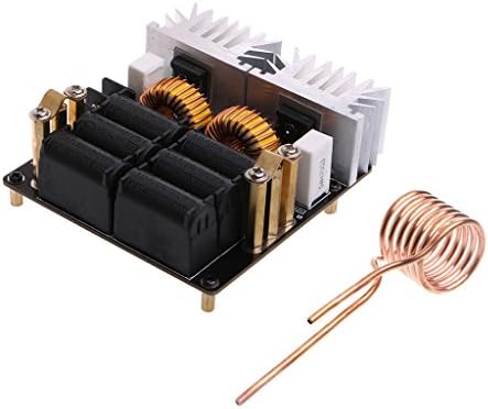 Hunulu 20A 1000W 12V-48V ZVS Low Zero Voltage Induction Heating Board Module DIY