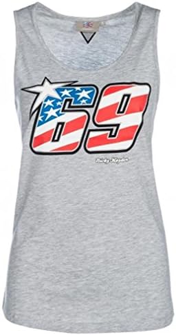 Nicky Hayden 69 Moto GP USA Logo Women's Tank Top Official 2018