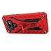 Zizo Static Series for Samsung Galaxy Note 8 Case Military Grade Drop Tested with Built in Kickstand RED Black